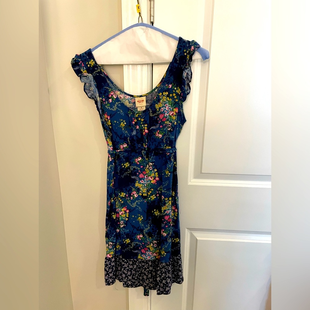 Mossimo Printed Floral Dress with flutter sleeves | Small